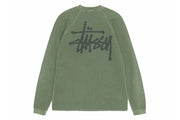 Stussy Raglan Thermal L/S Crew Pine