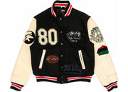 Stussy x Denim Tears x Our Legacy Ttl Varsity Jacket Black/White