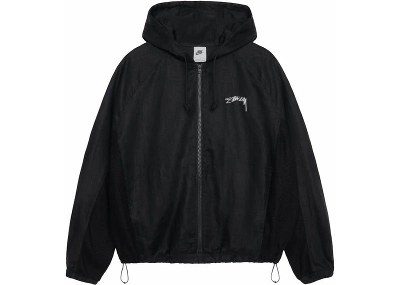 Stussy x Nike Linen Shell Jacket Black