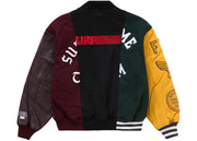 Supreme Mm6 Maison Margiela Split Varsity Jacket Multicolor