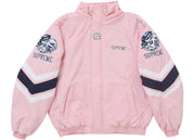 Supreme Mitchell & Ness Ncaa Hooded Stadium Jacket Pink
