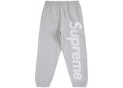Supreme Satin Applique Sweatpant Fw24 Heather Grey