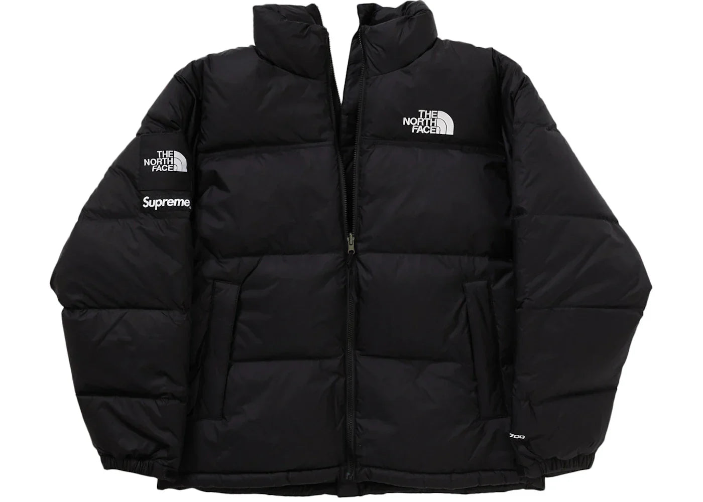 Supreme The North Face Split Nuptse Jacket Black