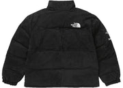 Supreme The North Face Suede Nuptse Jacket Black