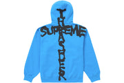 Supreme Thrasher Zip Up Hoodie Bright Blue