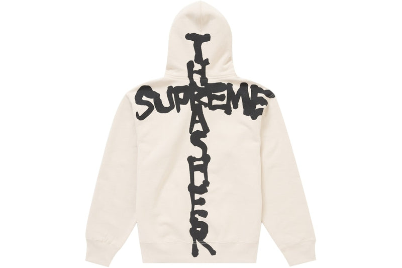 Supreme Thrasher Zip Up Hoodie Stone