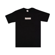 Supreme x Burberry Box Logo Black T-Shirt