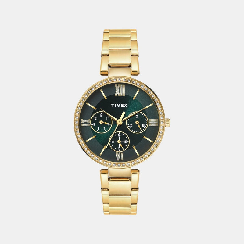 Timex Trendline Women Quartz Dial Multi-Function Stainless Steel Watch Twel18708