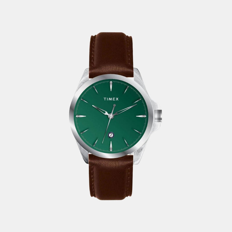 Timex Trendline Men Quartz Dial Analog Leather Watch Twtg12700
