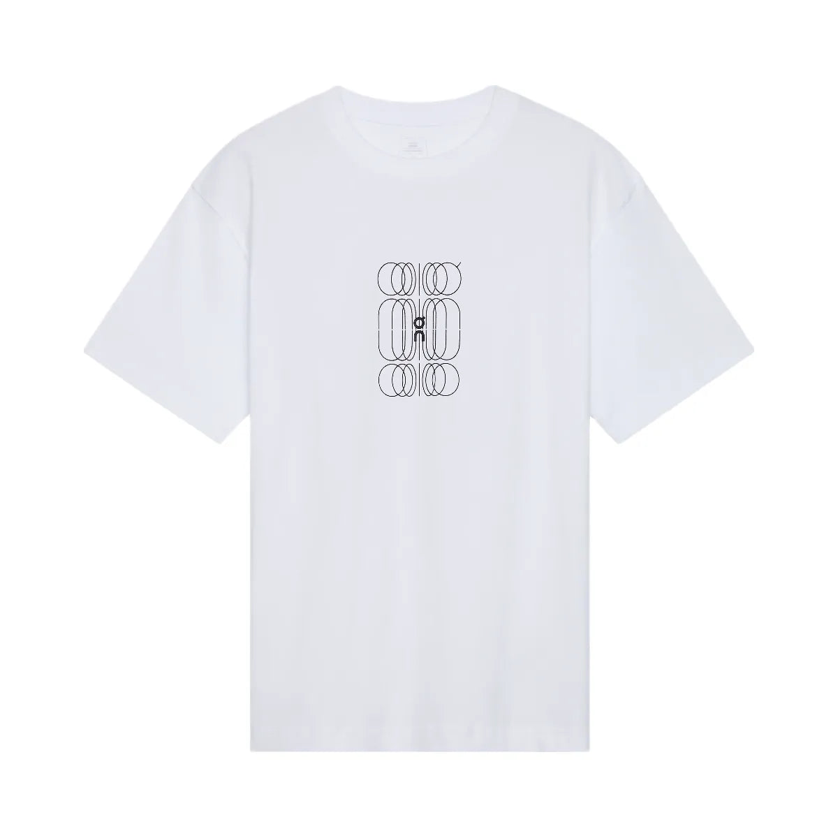 On Club-T Graphic White Black