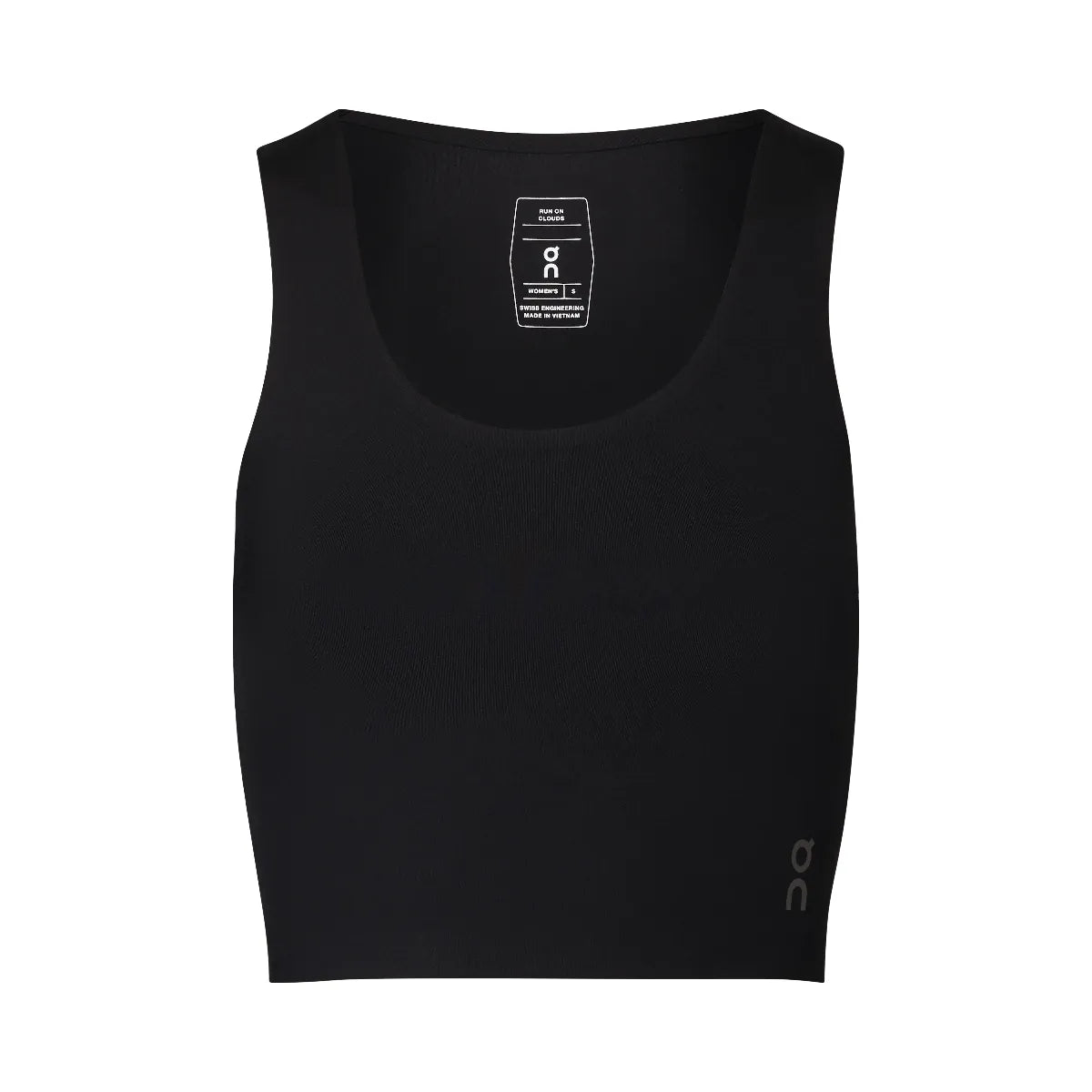 On Studio Open Back Crop Black