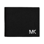 Michael Kors Cooper Saffiano Leather Billfold Wallet With Passcase Black