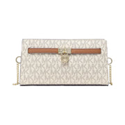 Michael Kors Hamilton Moderne Extra-Small Signature Logo Convertible Crossbody Bag Vanilla-Acorn