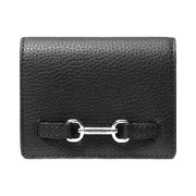 Michael Kors Carson Small Pebbled Leather Wallet Black