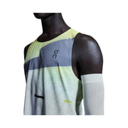 On Race Singlet Limelight Glacier
