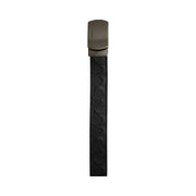 Coach Plaque Buckle Cut To Size Reversible Belt, 38 Mm Smooth Leather-Gunmetal-Black-Dark Saddle
