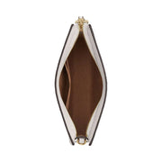 Coach Slim Crossbody Bag Pebbled Leather-Gold-Chalk