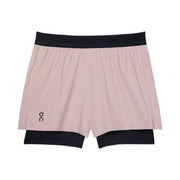 On 3" Performance 2/1 Shorts Mauve Black