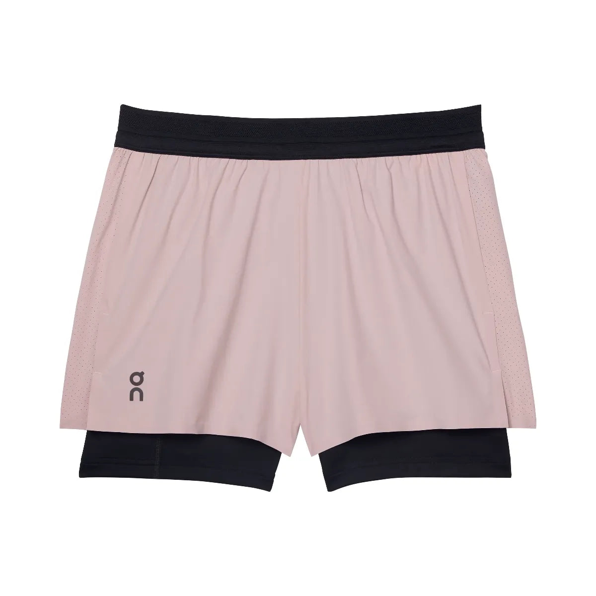 On 3" Performance 2/1 Shorts Mauve Black