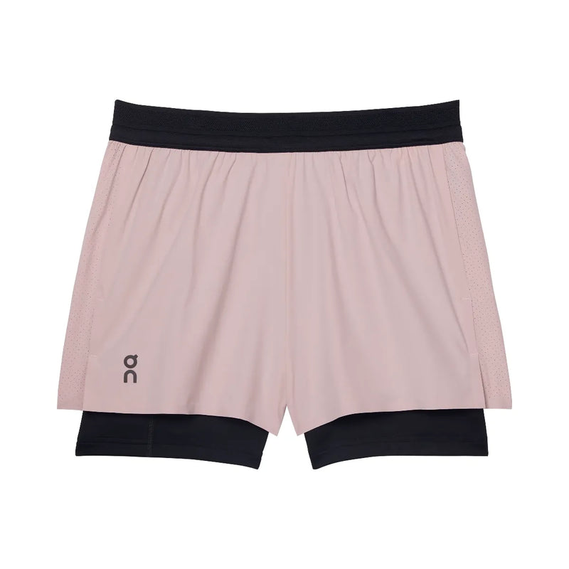 On 3" Performance 2/1 Shorts Mauve Black