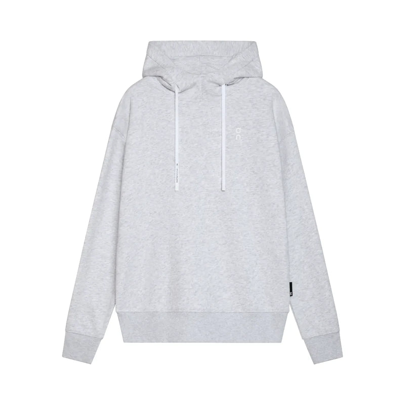 On Club Hoodie Smash Grey Heather