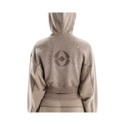 On Club Cropped Hoodie Fka Cinder Desert