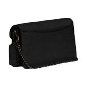 Coach Tabby Chain Clutch Polished Pebble Leather-Pewter-Black