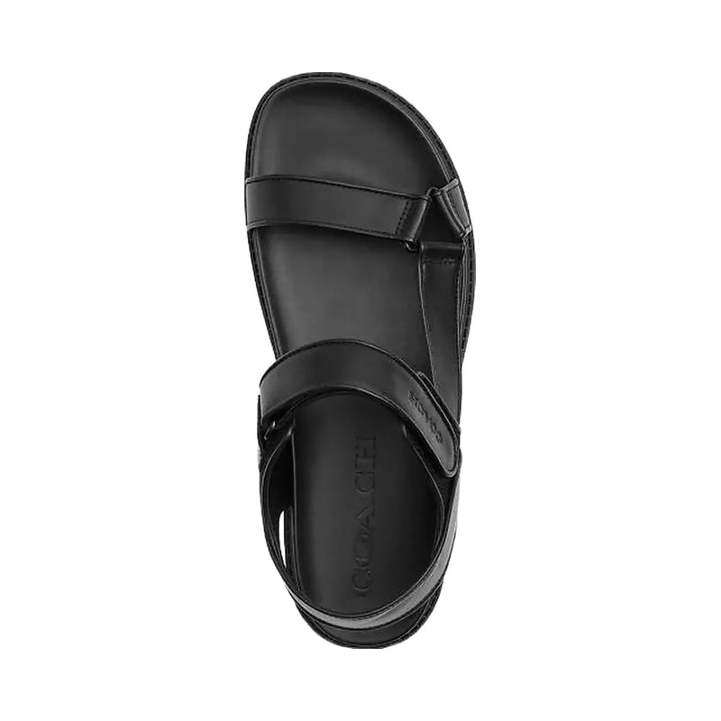 Coach Sport Sandal Leather-Black