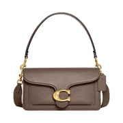 Coach Tabby Shoulder Bag 26 Polished Pebble Leather-Brass-Dark Stone