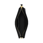 Coach Slim Crossbody Bag Pebbled Leather-Gold-Black