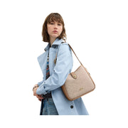 Coach Hadley Convertible Crossbody Bag With Signature Canvas Im-Dark Natural Multi