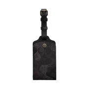 Coach Luggage Tag In Signature Camo Print Signature Canvas-Gunmetal-Grey Multi