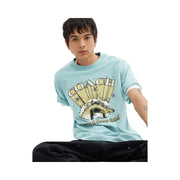 Coach Stegosaurus Relaxed T-Shirt In Organic Cotton Blue Haze