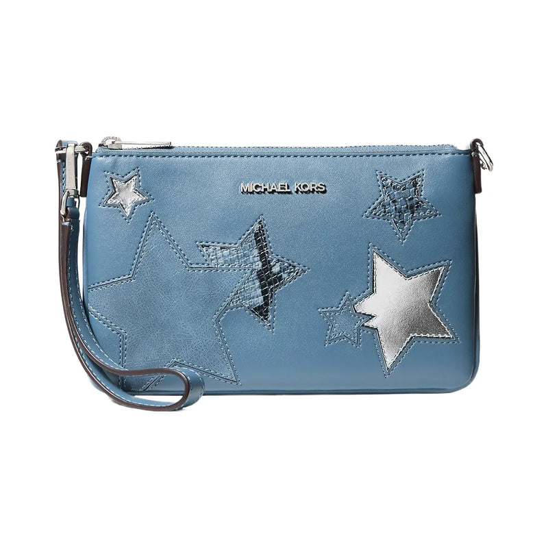 Michael Kors Jet Set Small Printed Wristlet Cornflower
