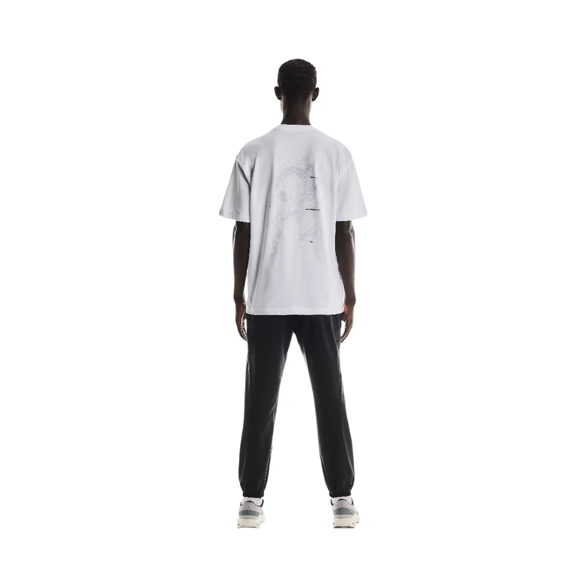 On Club T Graphic White Blue