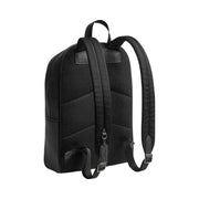 Coach Owen Backpack Pebbled Leather-Gunmetal-Black