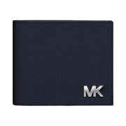 Michael Kors Cooper Saffiano Leather Billfold Wallet With Passcase Navy