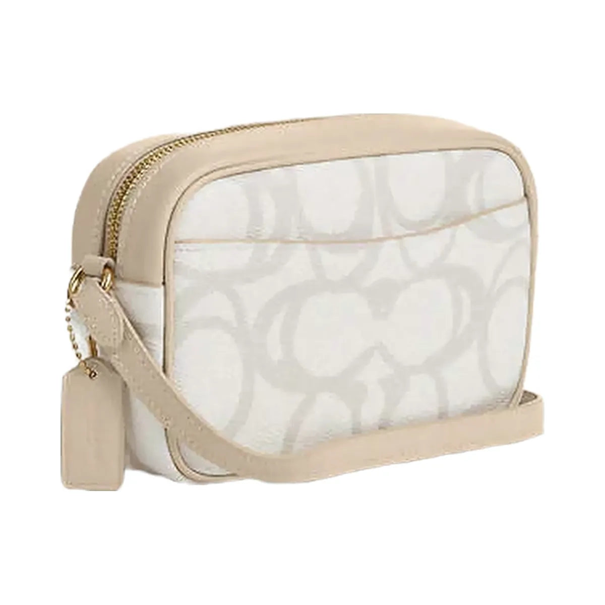 Coach Mini Jamie Camera Bag In Sketch Signature Canvas Signature Canvas-Gold-Ivory