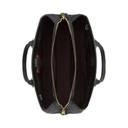 Coach Savannah Carryall Bag Pebbled Leather-Gold-Black