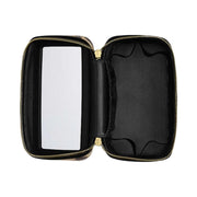 Coach Cosmetic Case With Leopard Print Pebbled Leather-Gold-Leopard Multi