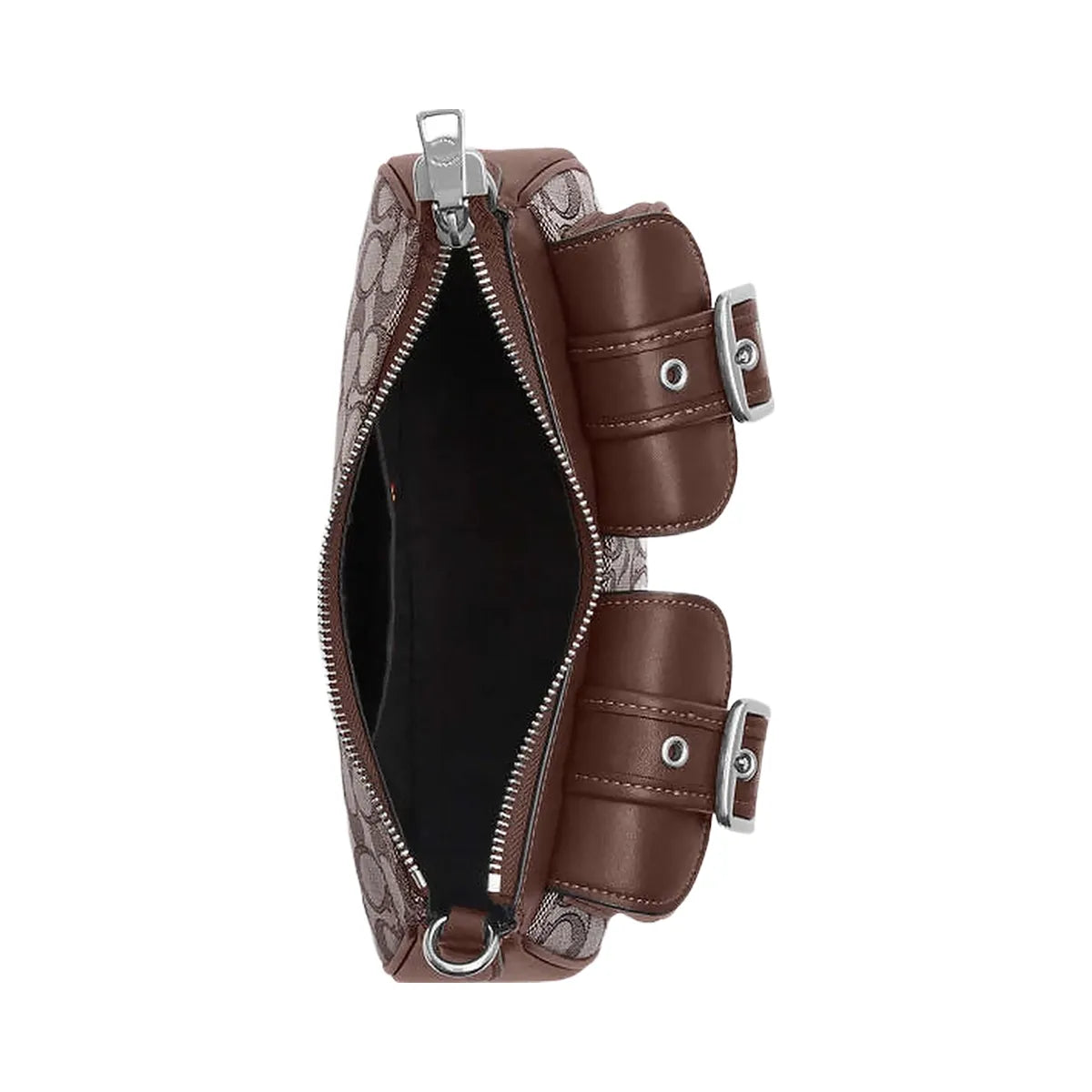 Coach Ashton Bag In Signature Jacquard Signature Jacquard-Silver-Oak-Maple