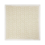 Coach Jumbo Signature Silk Square Scarf Light Tan