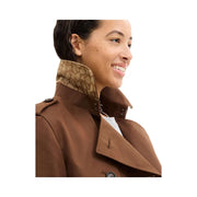 Coach Mid Trench Chocolate Brown