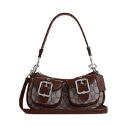 Coach Ashton Bag In Signature Jacquard Signature Jacquard-Silver-Oak-Maple