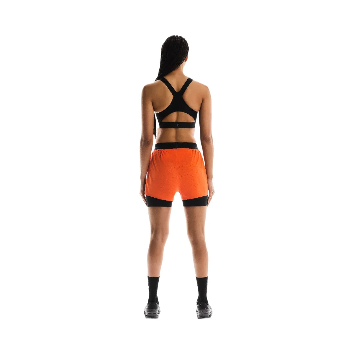 On Performance Bra Aop Cinder Black