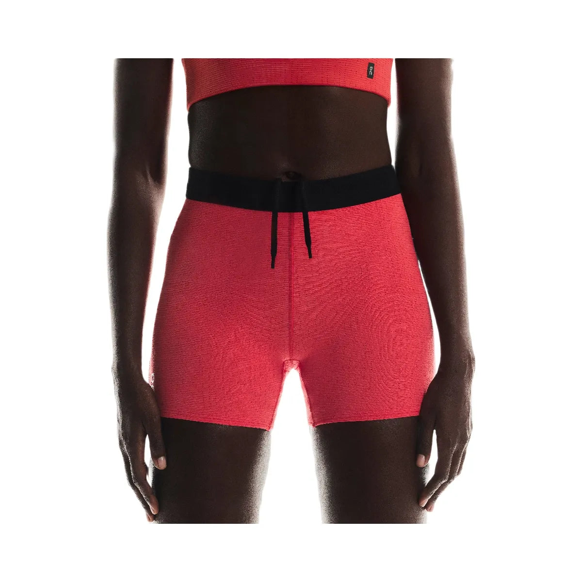 On Pace Tights Shorts Red