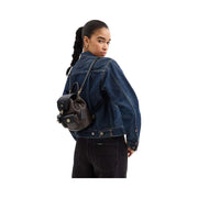Coach Hadley Backpack In Signature Canvas Signature Canvas-Gold-Walnut-Black