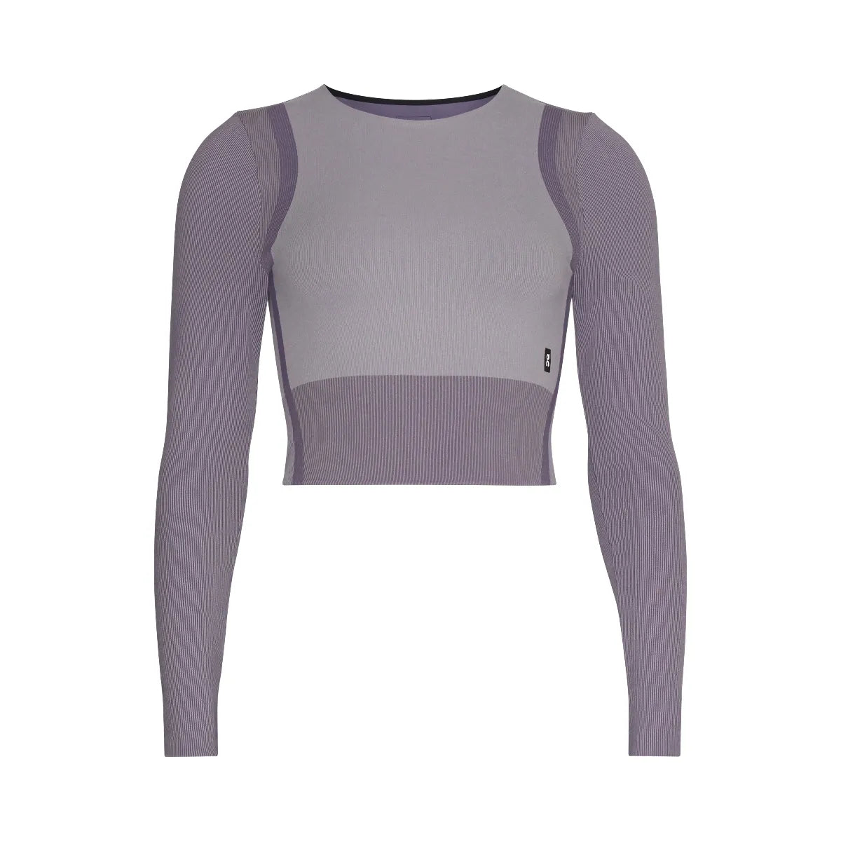 On Studio Knit Long-T Crop Lilac Cosmos
