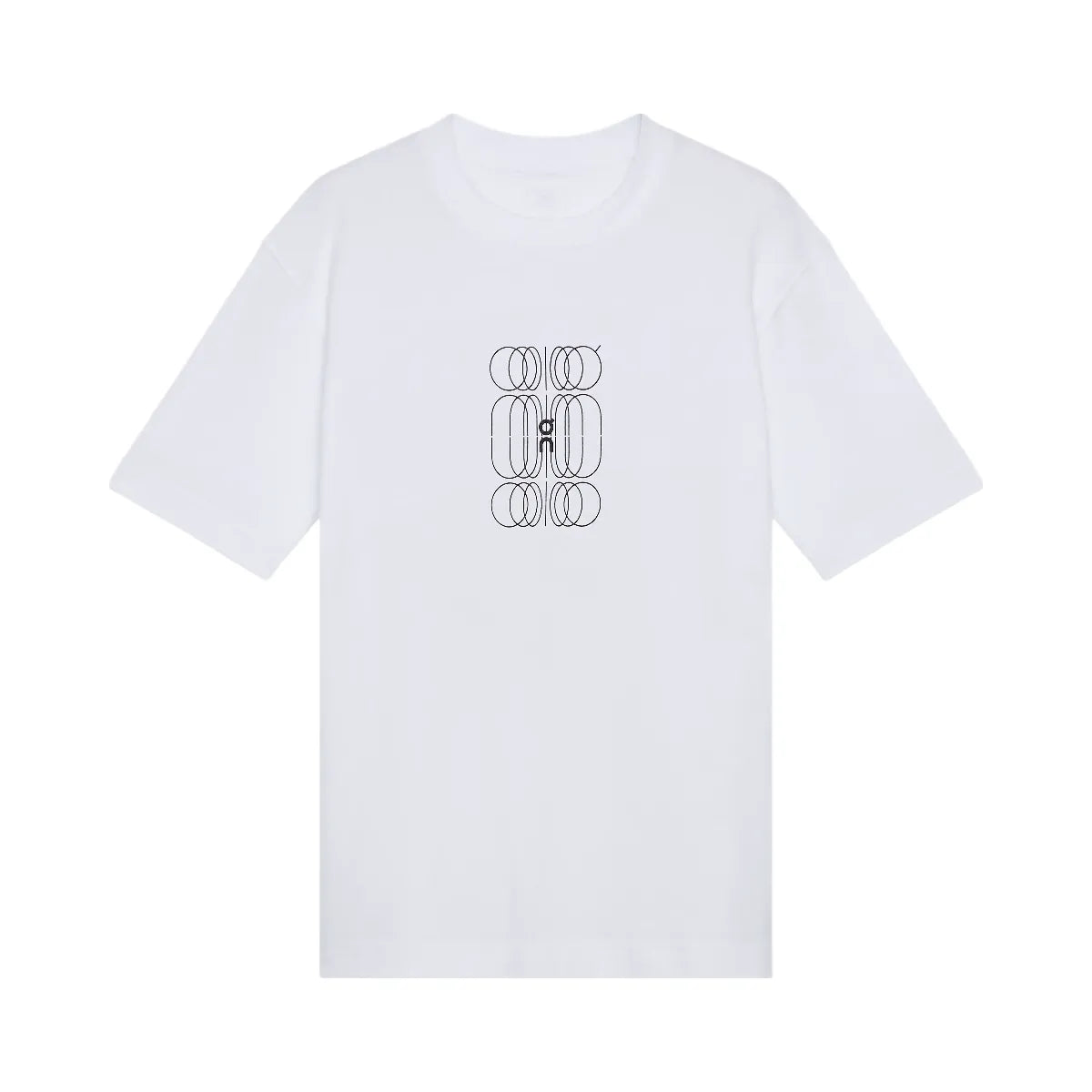 On Club-T Graphic White Black