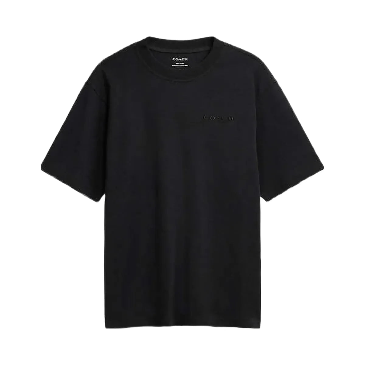 Coach T-Shirt In Organic Cotton Black